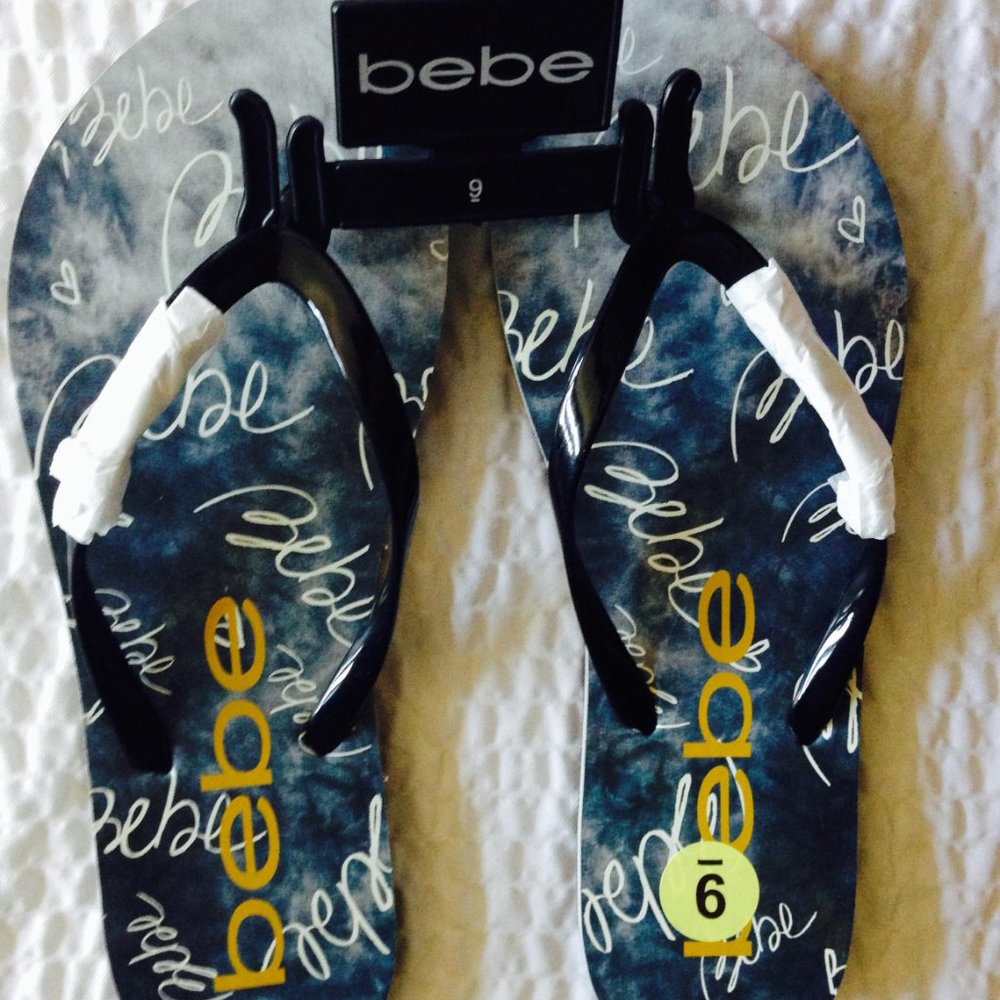 Bebe Tamia Logo Sandals/Flip flops For Women - Picture 3 of 15